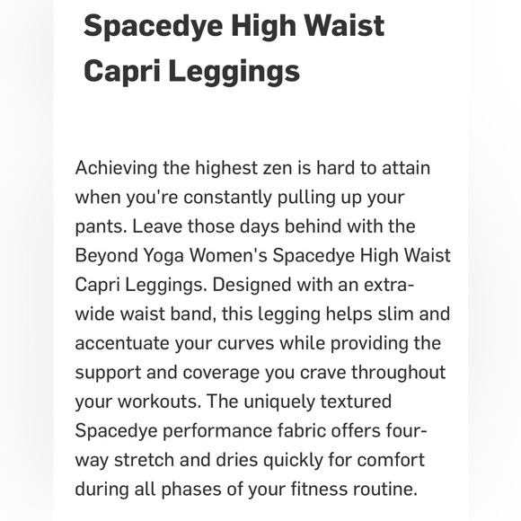 Beyond Yoga capri (S) - Picture 12 of 13